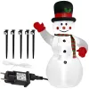 Ilmatäytteinen lumiukko Springos CL4056 LED-valaistuskoriste 180 cm