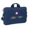 Klēpjdatora Futlāris Benetton Damero Tumši Zils 40 x 27 x 4 cm