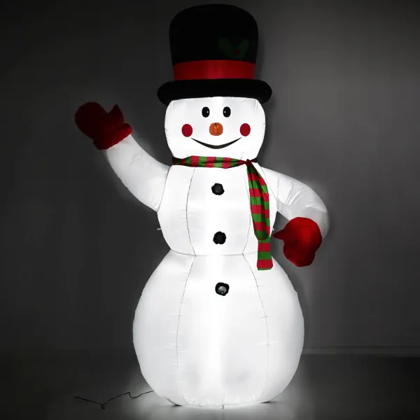 Ilmatäytteinen lumiukko Springos CL4056 LED-valaistuskoriste 180 cm
