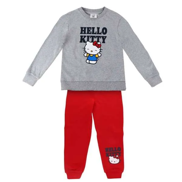 Vaikiškas sportinis kostiumas Hello Kitty Pilka 12 metų