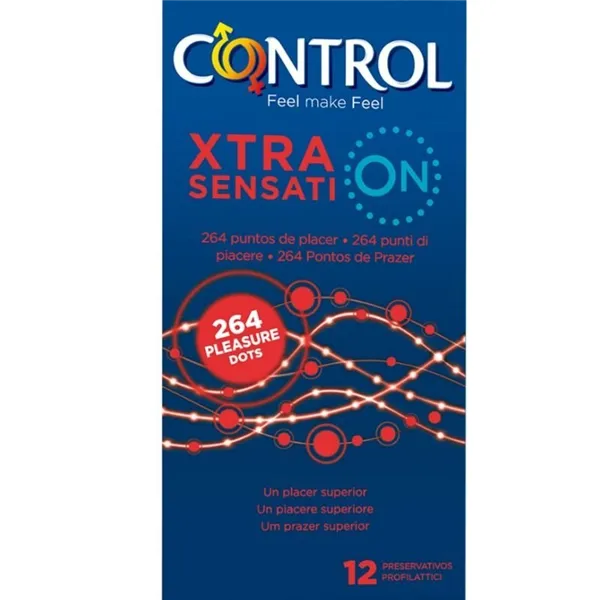 Condoms Control Xtra Sensation 12 pieces