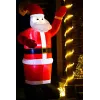 Ilmatäytteinen joulupukki Springos CL4057, 180 cm, IP44, LED-valaistus