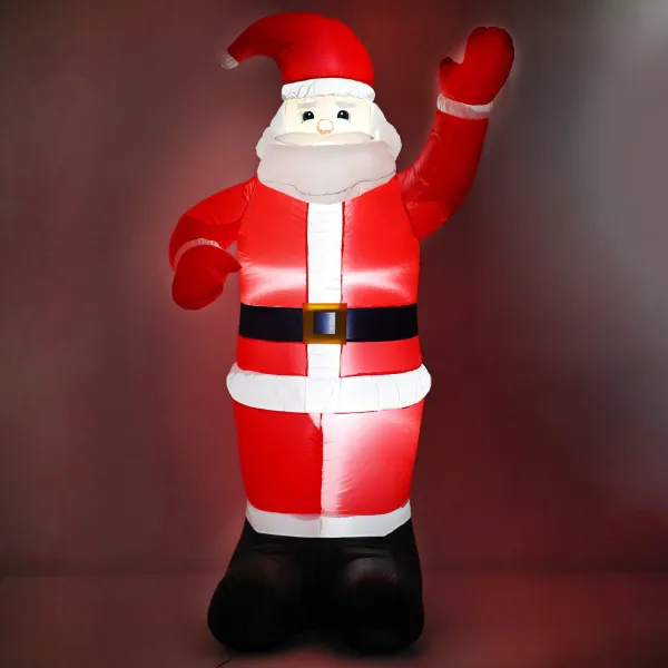 Ilmatäytteinen joulupukki Springos CL4057, 180 cm, IP44, LED-valaistus