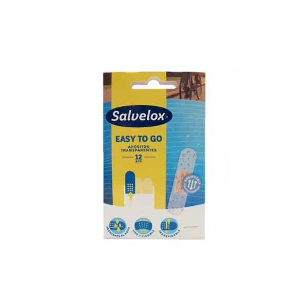 Salvelox Easy to Go Apósitos Transparentes 12 Unidades