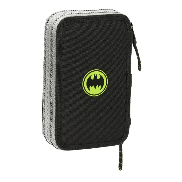 Двойной пенал Batman Game over Чёрный 12.5 x 19.5 x 4 cm Двойной пенал 29 Предметы