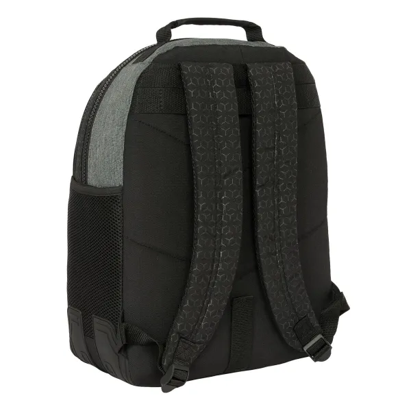Skolas soma BlackFit8 Old school Melns Pelēks 32 x 42 x 15 cm
