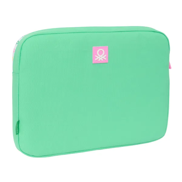 Klēpjdatora Vāks Benetton Mint Zaļš 15,6'' 39,5 x 27,5 x 3,5 cm