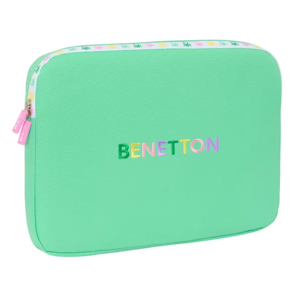 Klēpjdatora Vāks Benetton Mint Zaļš 15,6'' 39,5 x 27,5 x 3,5 cm