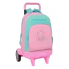 Школьный рюкзак с колесиками Benetton Dolce Разноцветный 33 x 45 x 22 cm