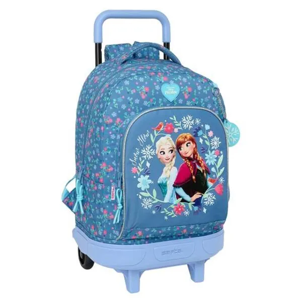 Школьный рюкзак с колесиками Frozen Синий 33 x 45 x 22 cm