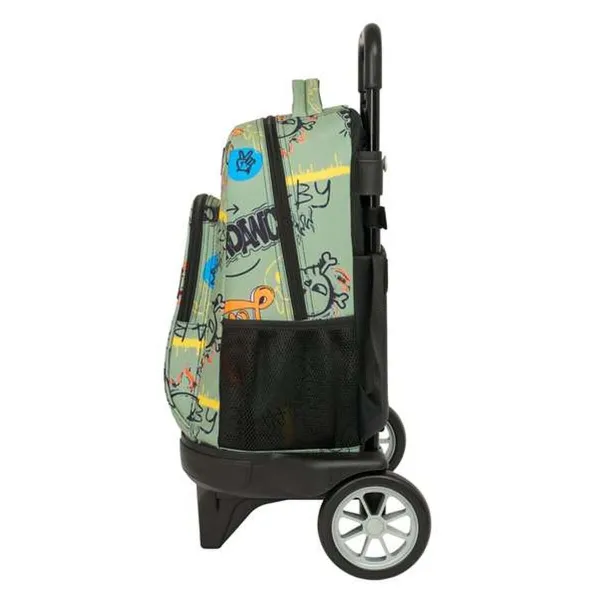 Школьный рюкзак с колесиками Safta Zone 33 x 45 x 22 cm граффити