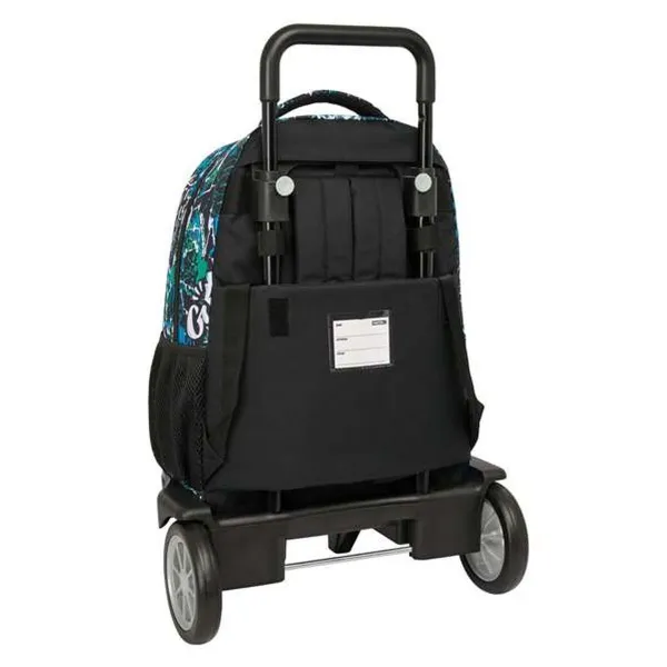 Школьный рюкзак с колесиками Safta Go 33 x 45 x 22 cm граффити