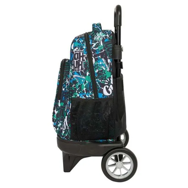 Школьный рюкзак с колесиками Safta Go 33 x 45 x 22 cm граффити