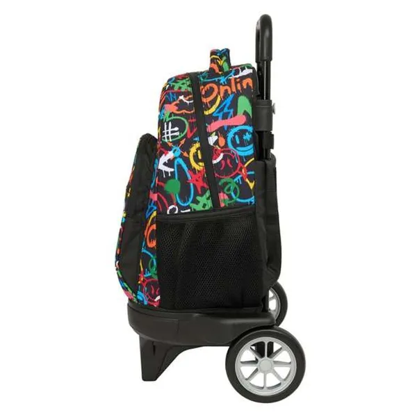 Школьный рюкзак с колесиками Safta Colors 33 x 45 x 22 cm граффити