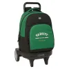 Школьный рюкзак с колесиками BlackFit8 Varsity Чёрный Зеленый 33 x 45 x 22 cm