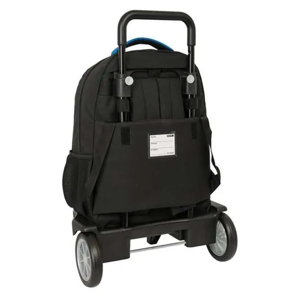 Школьный рюкзак с колесиками BlackFit8 Underground Синий Чёрный 33 x 45 x 22 cm