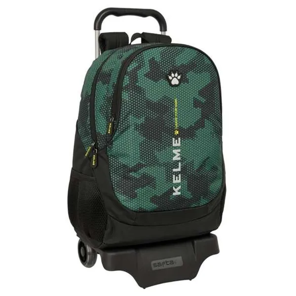 Koululaukku Kelme Camo Musta Vihreä 32 x 44 x 16 cm