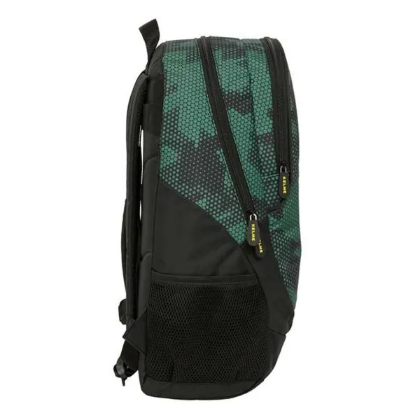 Koululaukku Kelme Camo Musta Vihreä 32 x 44 x 16 cm