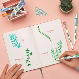 Flomasteru Komplekts Sharpie S-Note Duo Dubultā 16 Daudzums