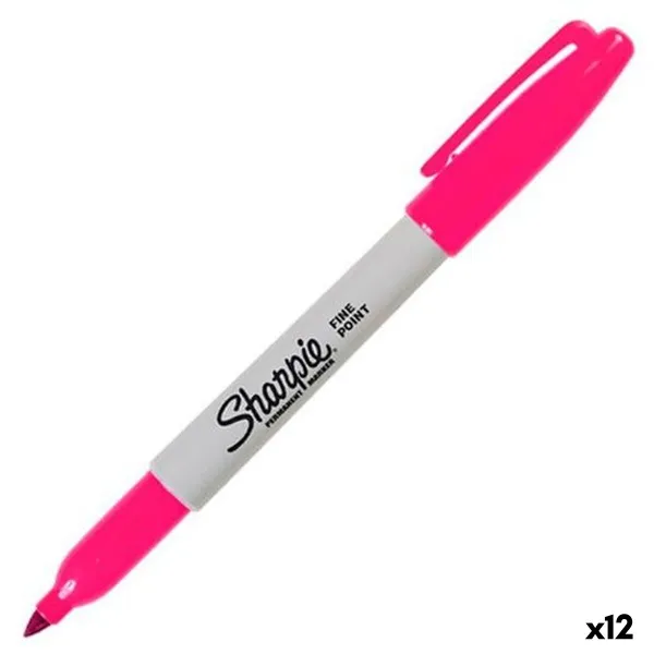 Permanenttimarkkeri Sharpie Magenta 1,4 mm (12 osaa)