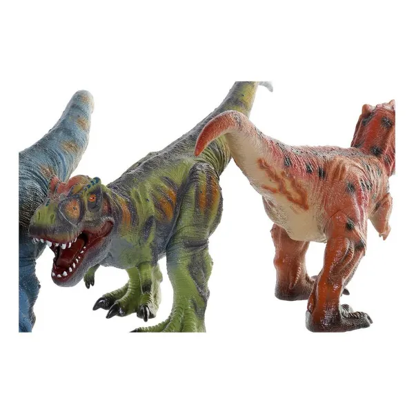 Dinosaurus DKD Home Decor 3 osaa 12 osaa 60 x 17 x 28 cm Pehmeä