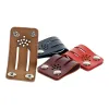 Organizator de Cable DKD Home Decor Juoda Spalvotas Kupranugaris Poliuretanas 3 x 1 x 6 cm (4 vnt.)