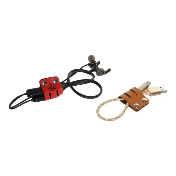 Organizator de Cable DKD Home Decor Juoda Spalvotas Kupranugaris Poliuretanas 3 x 1 x 6 cm (4 vnt.)
