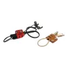 Organizator de Cable DKD Home Decor Juoda Spalvotas Kupranugaris Poliuretanas 3 x 1 x 6 cm (4 vnt.)