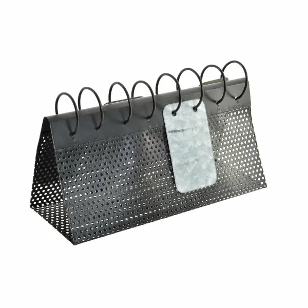 Stalo kalendorius DKD Home Decor Balta Juoda 34 x 13 x 21 cm