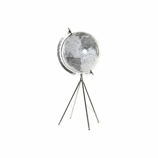 Maapallo DKD Home Decor Valkoinen Metalli Muovinen 27 x 25 x 61 cm