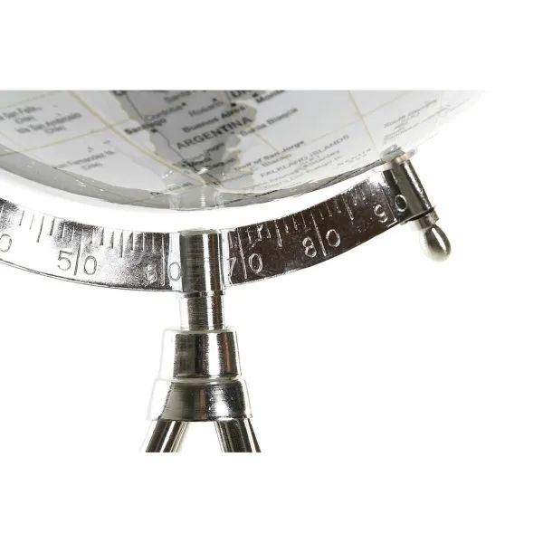 Maapallo DKD Home Decor Valkoinen Metalli Muovinen 27 x 25 x 61 cm