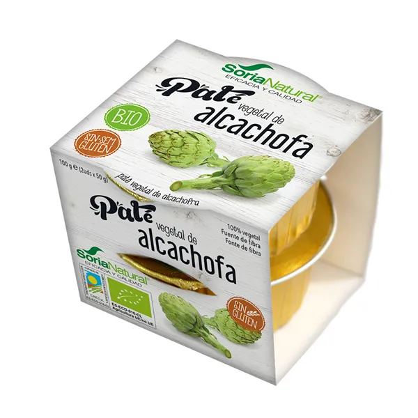 Alecosor Pate Vegetal De Alcachofa Faja 2 Ud X 50g