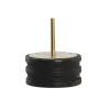 Gaublys DKD Home Decor Juoda Auksinis Metalinis Mango mediena 24 x 20 x 52 cm