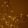 Ziemassvētku dekorācija Springos CL4127 100 LED zvaigzne, silti balta