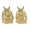 Пюпитр DKD Home Decor Носорог Позолоченный Смола Колониальный 15 x 7,5 x 14,5 cm