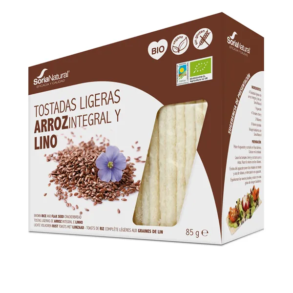 Alecosor Bio Tostadas De Arroz y Lino