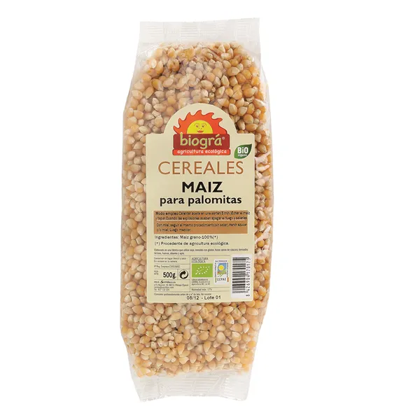 Biográ Maiz En Grano Palomitas 500g Biogra Bio