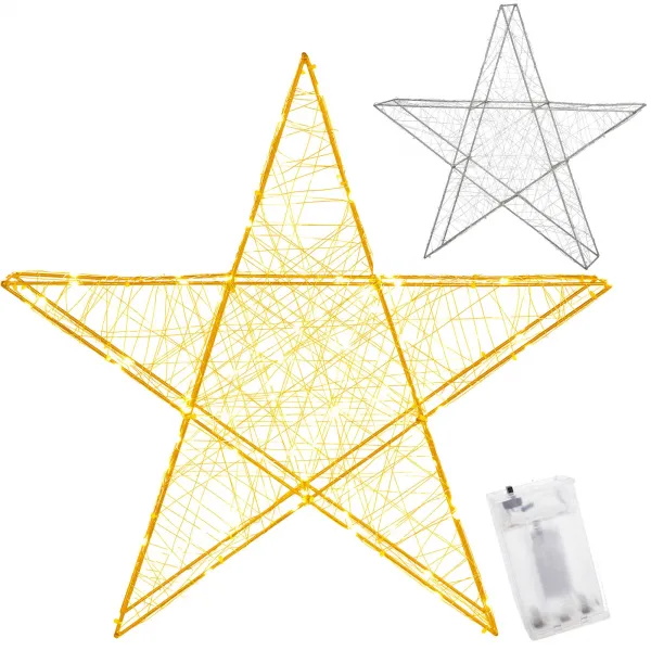 Kalėdinė dekoracija Springos CL4127 100 LED žvaigždė, šiltai balta