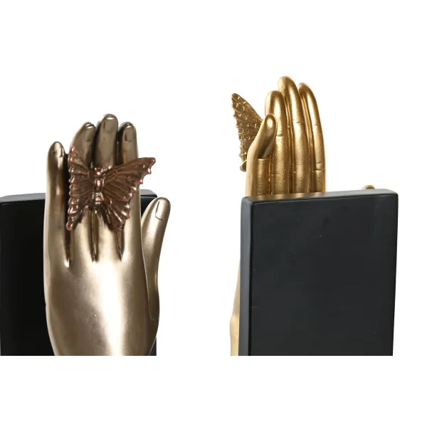 Пюпитр DKD Home Decor 22 x 8,5 x 17 cm Sveķi (2 gb.)