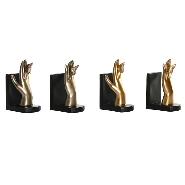 Knygų atrama DKD Home Decor 22 x 8,5 x 17 cm Derva (2 vnt.)