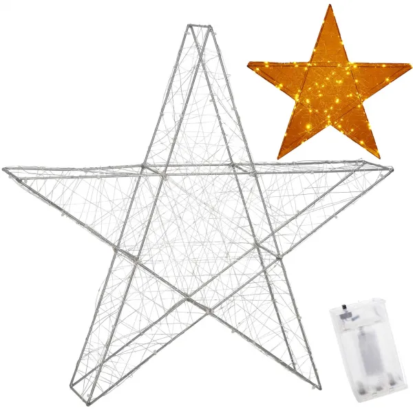 Joulukoriste Springos CL4127 100 LED tähti, lämmin valkoinen