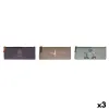 Tapaus DKD Home Decor Ruskea Vihreä Burgundi 22,5 x 1 x 9,5 cm (3 osaa)