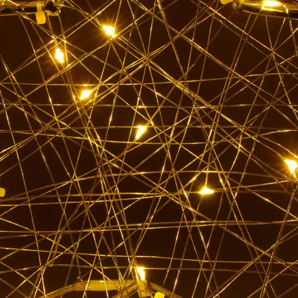 Jõulukaunistus Springos CL4128, 30 LED, vitraaž-täht, soe valge valgus