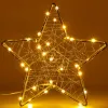 Kalėdinė dekoracija Springos CL4128, 30 LED, vitražinė žvaigždė, šiltai balta šviesa