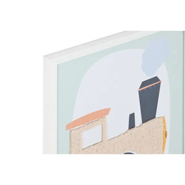 Картина Home ESPRIT Жёлтый Синий Полотно 30 x 1,8 x 40 cm (4 штук)