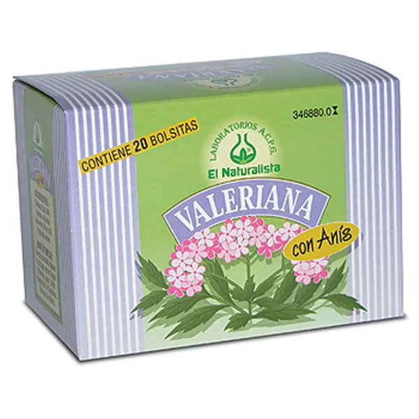 El Natural Valeriana Con Anis 20 Bolsitas Infusion