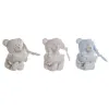 Pūkaina Rotaļlieta Home ESPRIT Zils Bēšs Rozā Poliesters 20 x 10 x 15 cm (3 gb.)