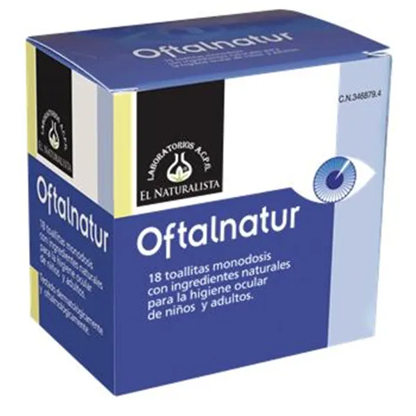 El Natural Oftalnatur Toallitas Oculares 15 Toallitas