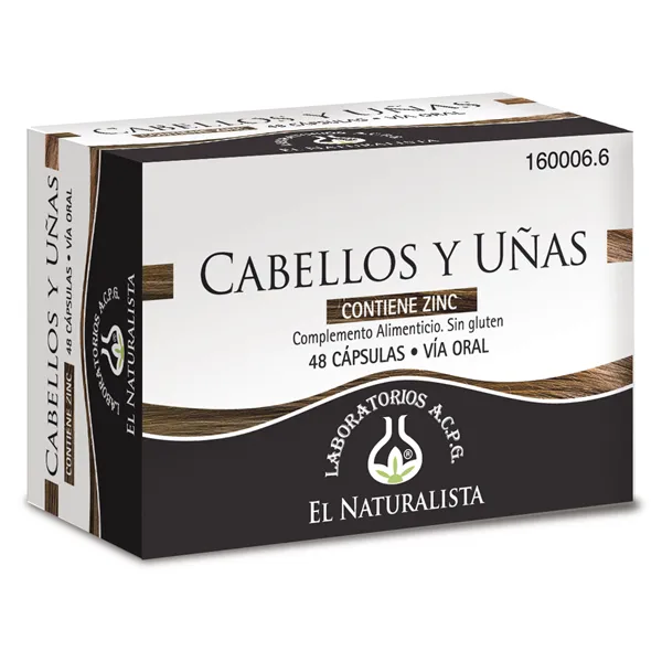 Cabello y Uñas El Naturalista 48 Caps