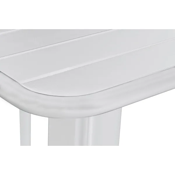 Table set with 2 chairs Home ESPRIT White Metal polypropylene 60 x 60 x 102 cm